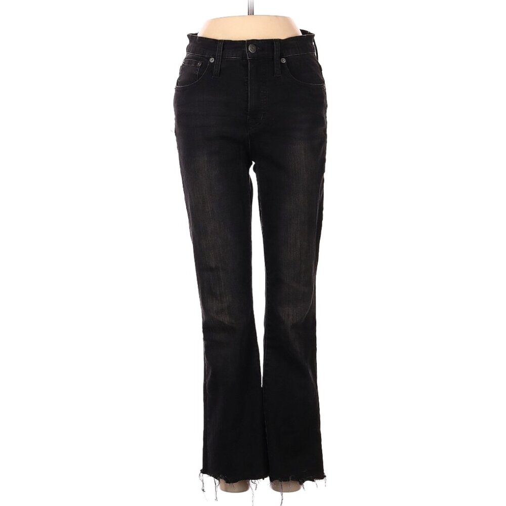 Like New Madewell Cali Demi Boot Jeans | Black | Size 25